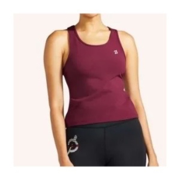 BUNDLE Peloton Purple Cranberry Standard Long Sleeve Shirt and Tank Top, Size M - Picture 2 of 12